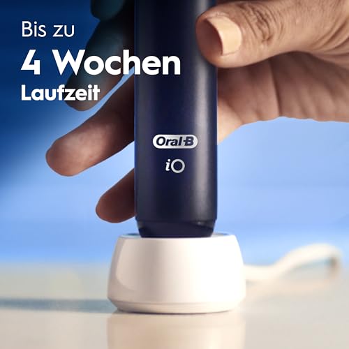 Oral-B iO Series 2 Elektrische Zahnbürste — Electric Toothbrush, Inkl. 1 Aufsteckbürste, Reise-Etui — 3 Putzmodi für Zahnpflege, GUT GETESTET (2,2) von STIFTUNG WARENTEST, Designed by Braun, Schwarz