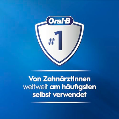 Oral-B iO Series 2 Elektrische Zahnbürste — Electric Toothbrush, Inkl. 1 Aufsteckbürste, Reise-Etui — 3 Putzmodi für Zahnpflege, GUT GETESTET (2,2) von STIFTUNG WARENTEST, Designed by Braun, Schwarz