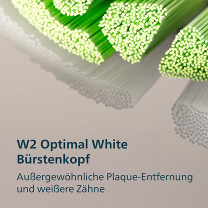 Philips Sonicare 5300 elektrische Zahnbürste, Schallzahnbürste mit 2 Intensitätsstufen, Andruckkontrolle, EasyStart, Smartimer und BrushPacer, Schwarz, Modell HX7101/01 [Neue Technologie]